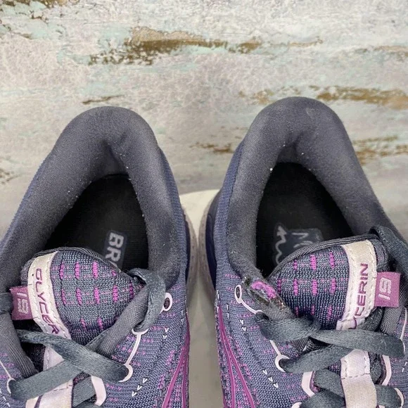 Brooks Glycerin 19 Shoes Womens Size 10.5 Purple Running Sneakers 1203431B572 - Picture 9 of 11